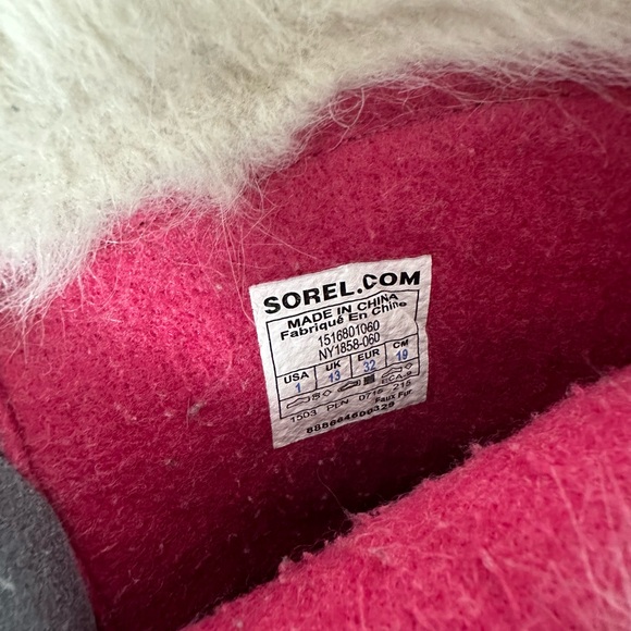 Sorel girl’s Joan of Arctic snow boot size US 1 - Picture 9 of 9